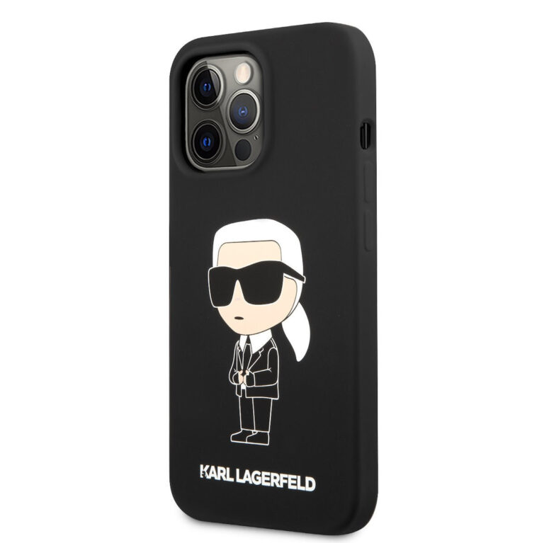 Karl Lagerfeld Ikonik NFT Back Cover Σιλικόνης Μαύρο (iPhone 13 Pro)