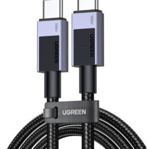 Ugreen USB 2.0 Cable USB-C male - USB-C 100W Μαύρο 1m