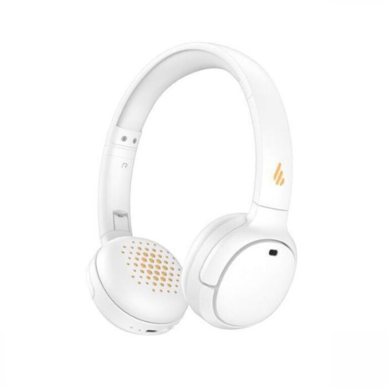 Edifier WH500 Ασύρματα Bluetooth Over Ear Ακουστικά με 40 ώρες Λειτουργίας και Quick Charge Λευκά