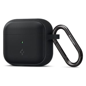 Spigen Θήκη Σιλικόνης με Γάντζο Matte Black για Apple AirPods 3