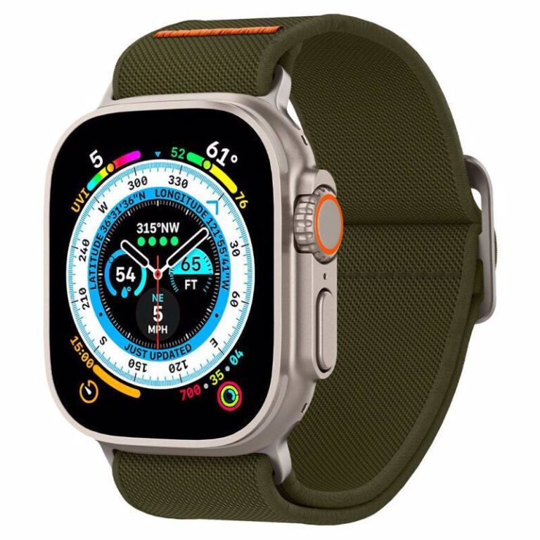 Spigen Lite Fit Ultra Λουράκι Υφασμάτινο Χακί (Apple Watch Ultra 49mm)