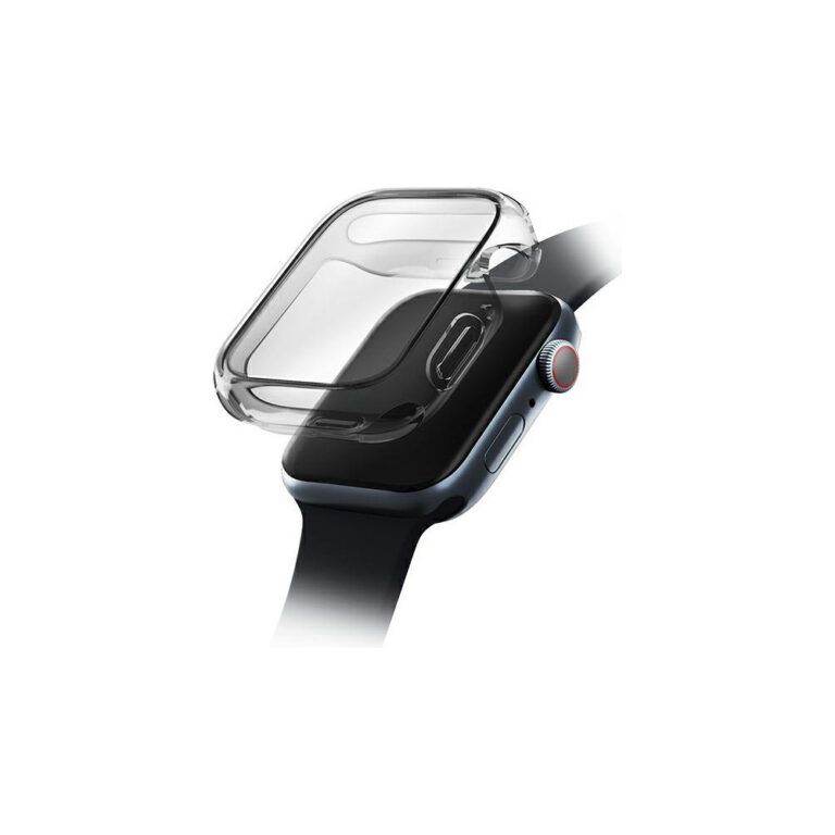 Uniq Garde Θήκη Σιλικόνης με Τζαμάκι Smoked Grey για το Apple Watch 45mm