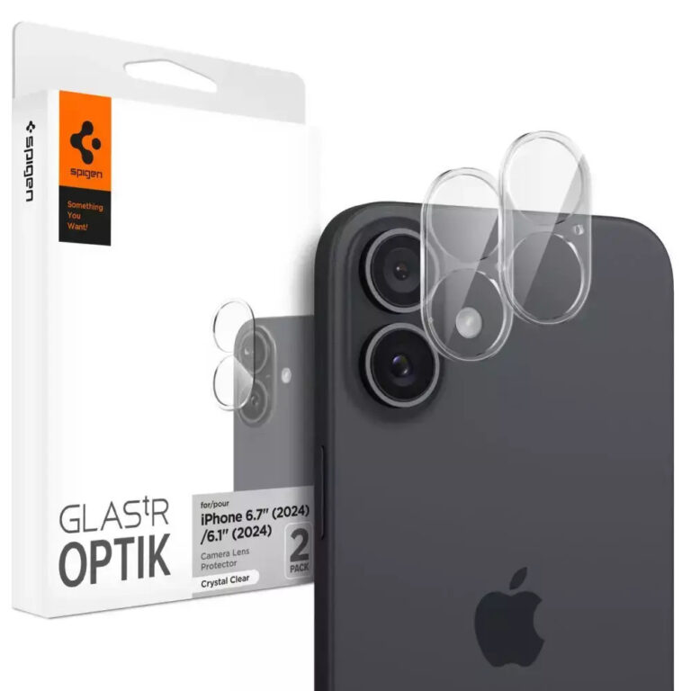Spigen Glass tR Optik Προστασία Κάμερας Tempered Glass για το iPhone 16 / 16 Plus