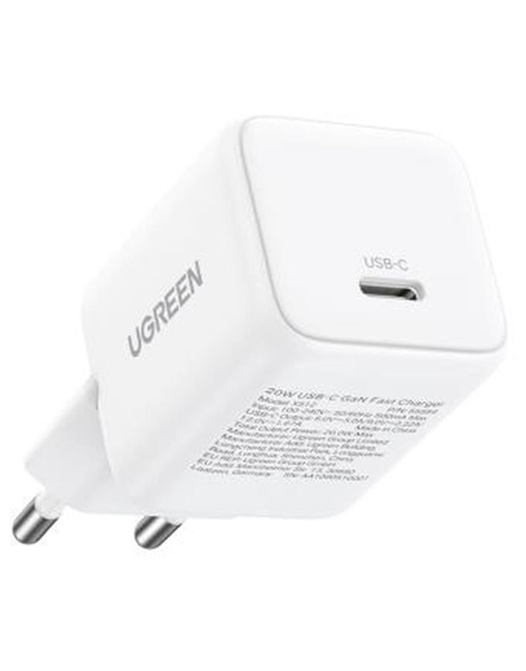Ugreen Φορτιστής Χωρίς Καλώδιο GaN με Θύρα USB-C 20W Power Delivery Λευκός (X512)