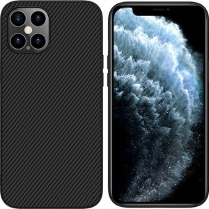 Nillkin Synthetic Fiber Back Cover Συνθετική Μαύρο (iPhone 12 Pro Max)