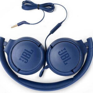 JBL Tune 500 Ενσύρματα On Ear Ακουστικά Navy Μπλε JBLT500BLU