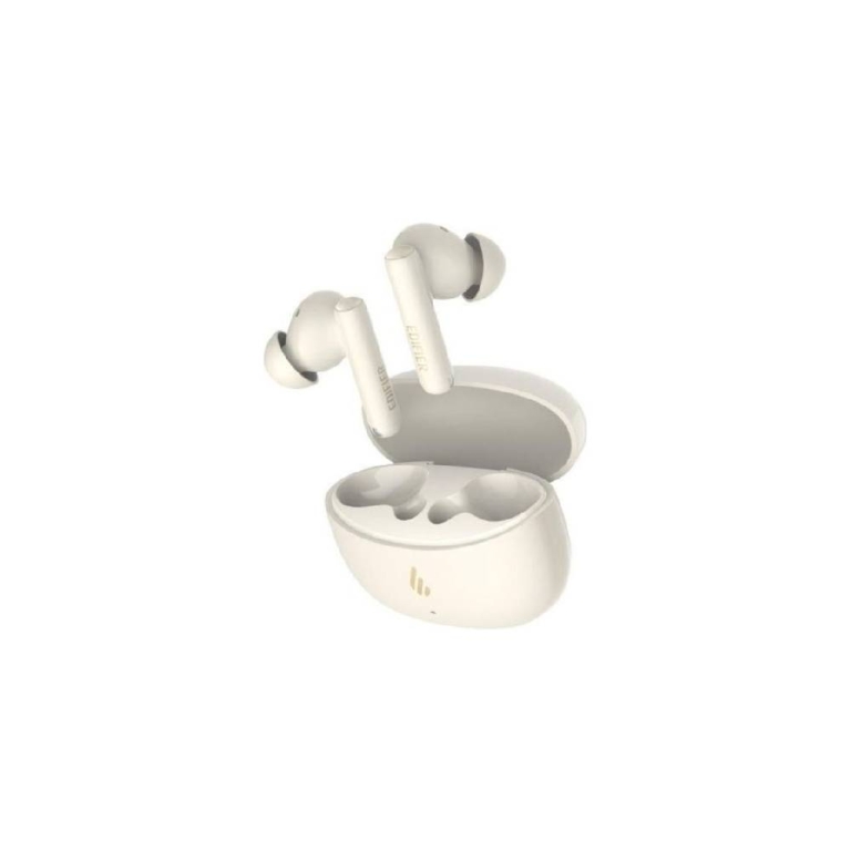 Edifier X5 Pro In-ear Bluetooth Handsfree Ακουστικά με Αντοχή στον Ιδρώτα και Θήκη Φόρτισης Ivory