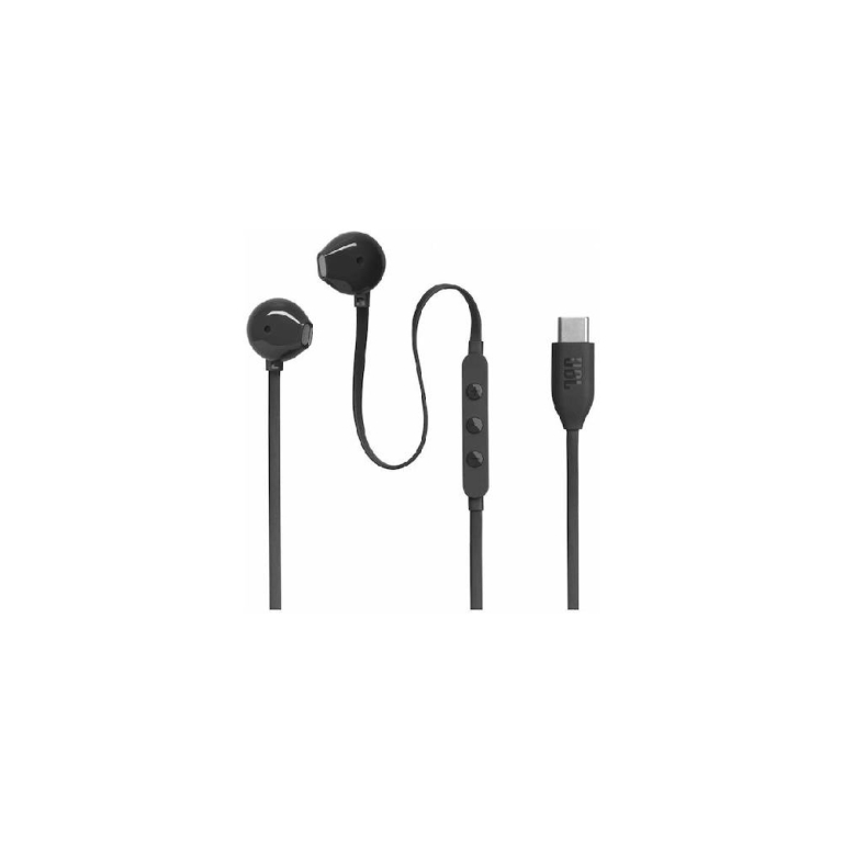 JBL T305 Handsfree Ακουστικό με Βύσμα Μαύρο