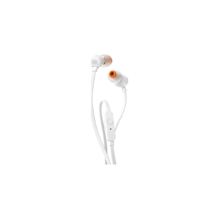 JBL T110 In-ear Handsfree Ακουστικά με Βύσμα 3.5mm Λευκό