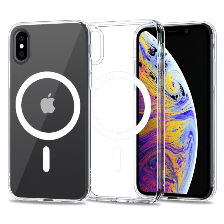 Tech-Protect Magmat Back Cover Σιλικόνης / Πλαστικό Διάφανο (iPhone X / Xs)