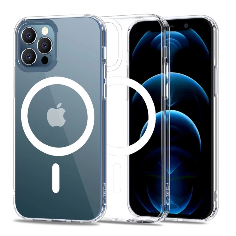 Tech-Protect Magmat MagSafe Back Cover Σιλικόνης / Πλαστικό Διάφανο (iPhone 12 / 12 Pro)