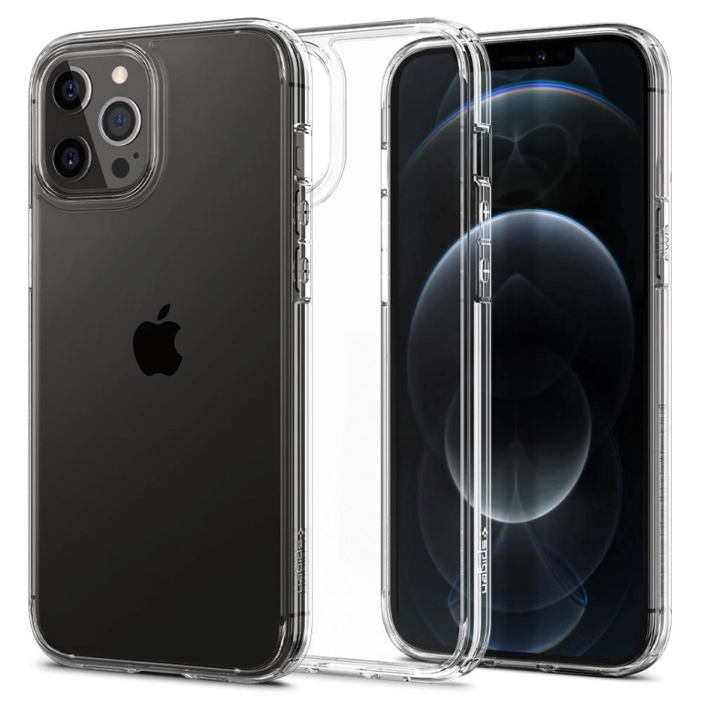 Spigen Ultra Hybrid Back Cover Σιλικόνης / Πλαστικό Διάφανο (iPhone 12 / 12 Pro)