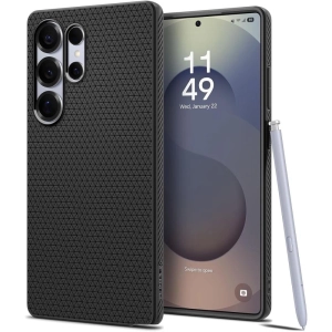 Spigen Back Cover Πλαστικό Ανθεκτικό Μαύρο (Galaxy S25 Ultra)