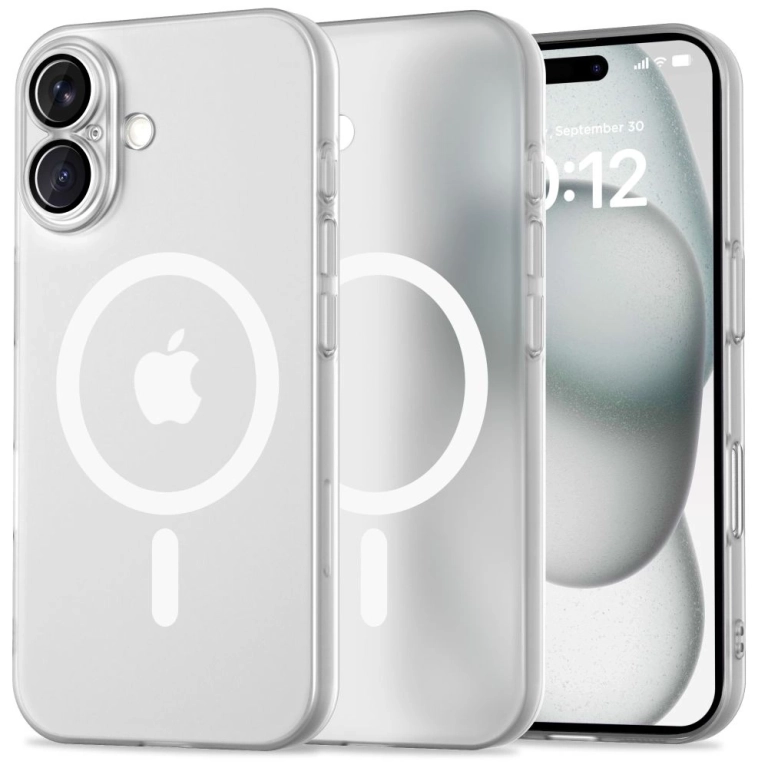 Tech-Protect Magslim Magsafe Back Cover Πλαστικό / Σιλικόνης Λευκό (iPhone 16)