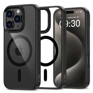 Tech-Protect Magmat Back Cover Πλαστικό Black / Clear (iPhone 16 Pro Max)