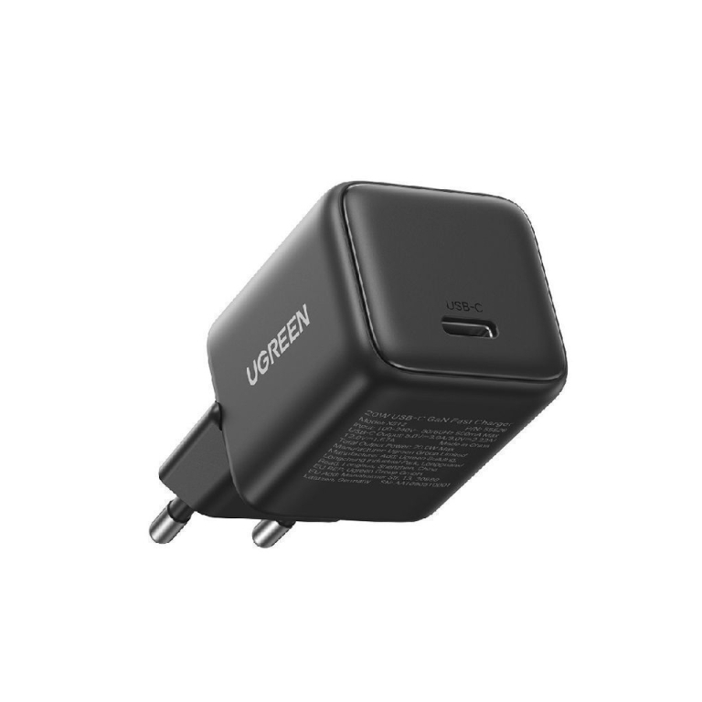 Ugreen Φορτιστής Χωρίς Καλώδιο GaN με Θύρα USB-C 20W Power Delivery Γκρι (X512)