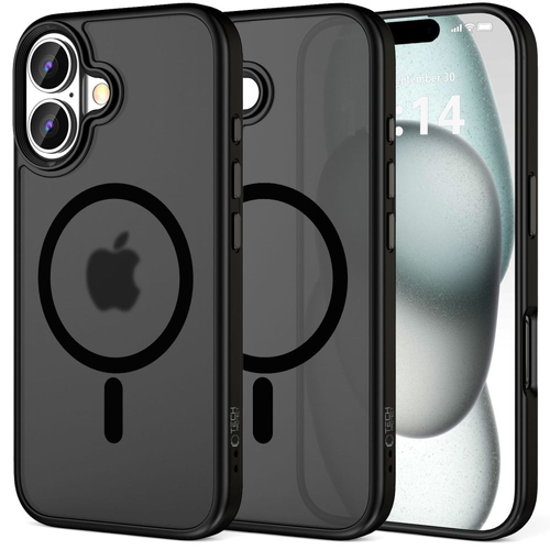 Tech-Protect Magmat Magsafe Back Cover Πλαστικό 2mm Matte Black (iPhone 16 Plus)