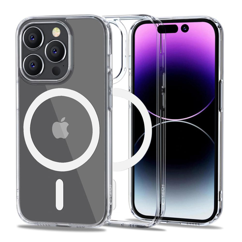 Tech-Protect Flexair Hybrid Magsafe Back Cover Σιλικόνης Διάφανο (iPhone 14 Pro Max)
