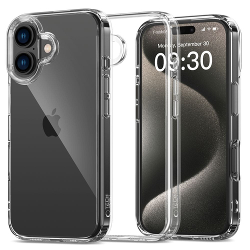 Tech-Protect Flexair Hybrid Back Cover Σιλικόνης / Πλαστικό 1.5mm Διάφανο (iPhone 16)