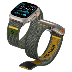 Spigen Athlex Air Λουράκι Υφασμάτινο Πράσινο (Apple Watch 6, 7, 8, 9, 10, SE, Ultra 1, 2)