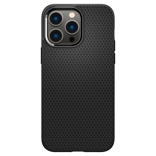 Spigen Liquid Air Back Cover Σιλικόνης Matte Black (iPhone 14 Pro Max)