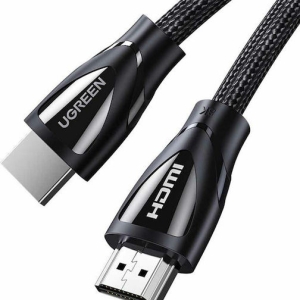 Ugreen HD140 HDMI 2.1 Braided Cable HDMI male - HDMI male 2m Μαύρο