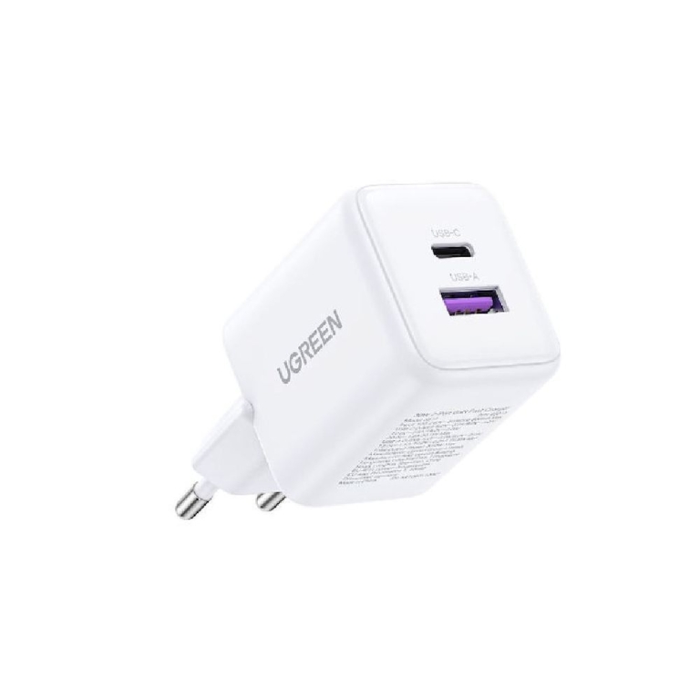 Ugreen Φορτιστής Χωρίς Καλώδιο GaN με Θύρα USB-A και Θύρα USB-C 30W Power