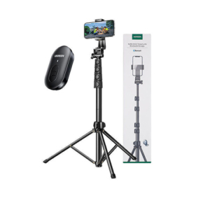 Ugreen Selfie Stick Τρίποδο Κινητού Bluetooth Μαύρο